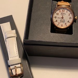 Shinola 41mm Rose Gold Watch